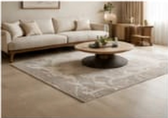 Custom carpet in a lounge setting